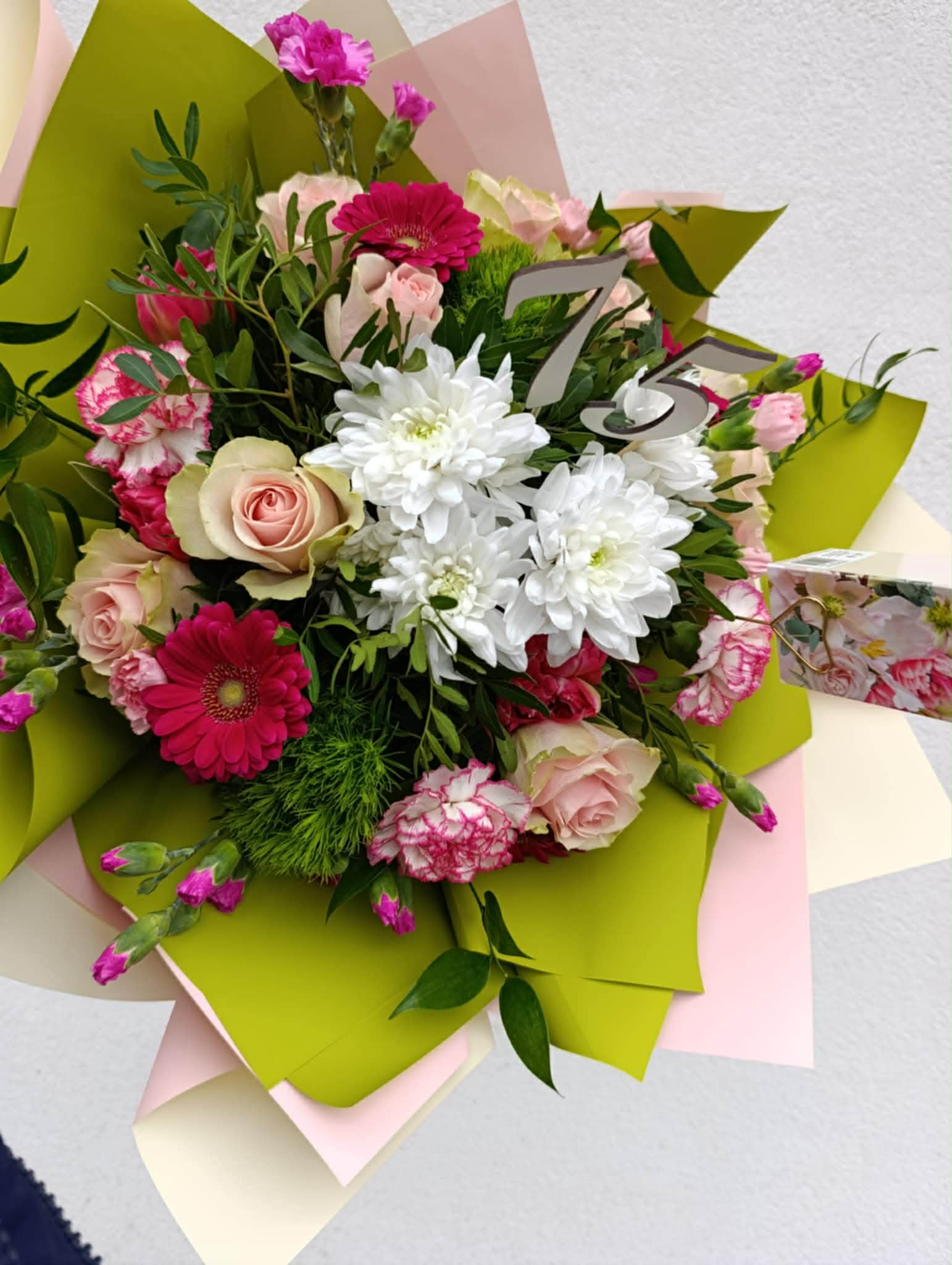 Bukiet na 75 urodziny